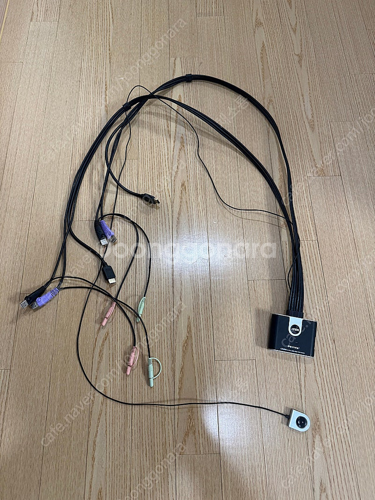 ATEN 2포트 USB HD 오디오/비디오 KVM 스위...--0