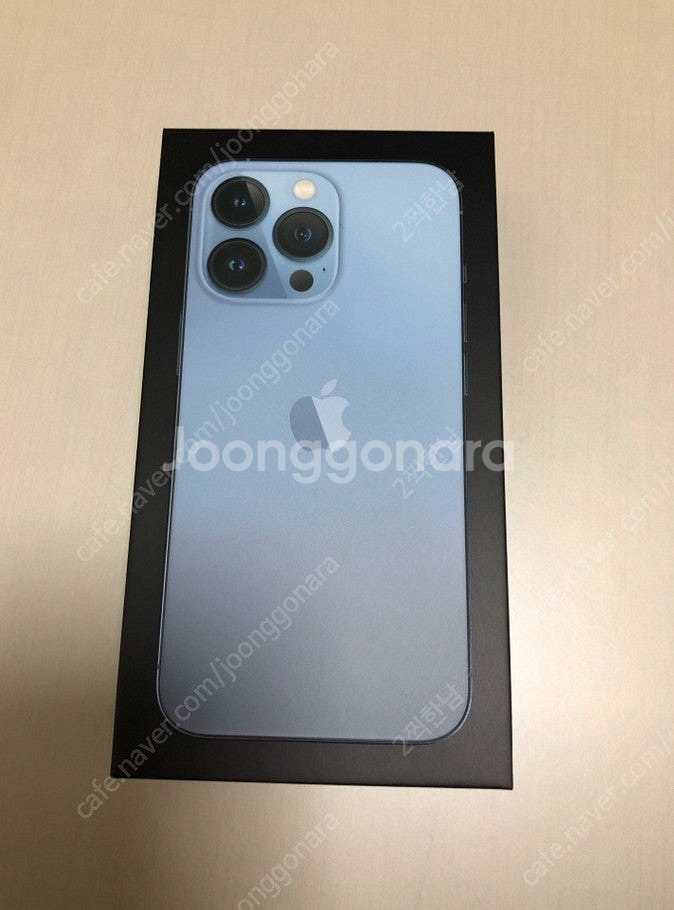 [미개봉] 아이폰 13프로 시에라블루 128GB 자급제 미개봉--0