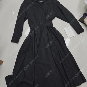 하시에 신민아 셔츠 카라 롱 원피스