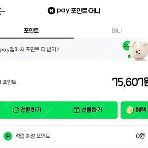 네이버페이포인트 7만5천원