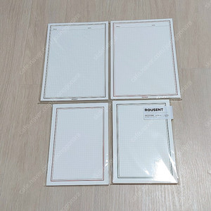 루센트 레트로 노트패드 100g b5 2종, a5 2종 총 4종 일괄