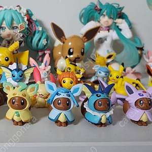 판쵸 이브이 피규어 가챠 세트(8종)