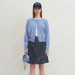 그로브스토어 지지 블루 라운드 가디건 그로브 grove