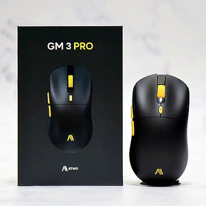 신제품 ATWO GM 3 Pro 에이투 GM 3 프로 초경량 유무선 게이밍 마우스 블랙 색상