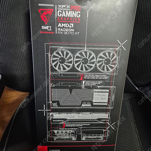 (미개봉) 새상품 xfx 라데온 9070xt swift d6 16gb 미개봉 판매