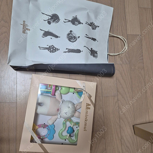 밍크뮤 루루 딸랑이 세트 새상품! 보넷 1번 사용