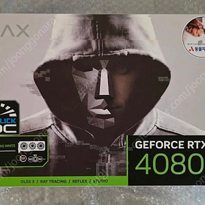 갤럭시 지포스 RTX 4080 SUPER SG WHITE OC D6X 16GB 팝니다.
