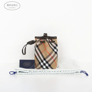 [부산중고명품 디넬로] 버버리 체크 여성 파우치 DRAWSTRING POUCH 8093916
