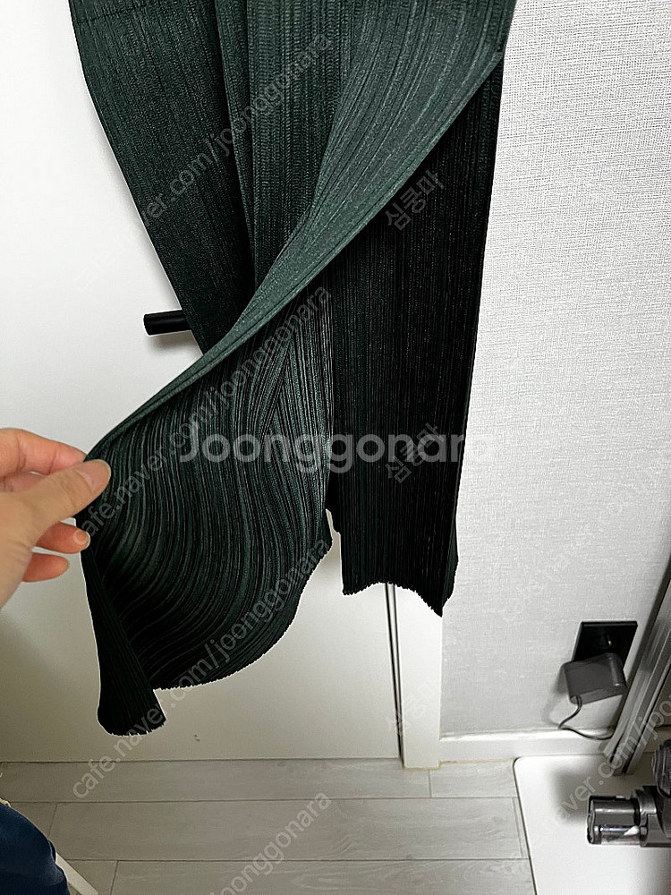 플리츠플리즈 다크그린 원피스 4사이즈--2