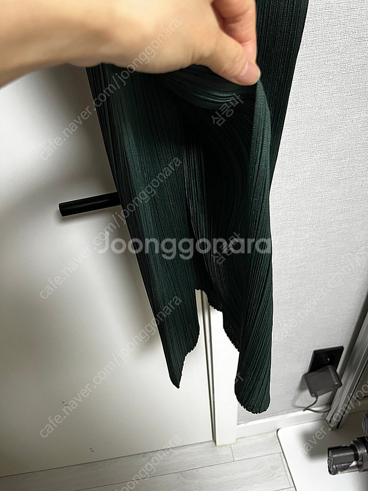 플리츠플리즈 다크그린 원피스 4사이즈--3