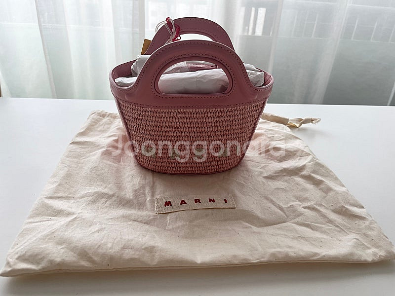 마르니 MARNI bmmp0067q0 pink 라피아 ...--1
