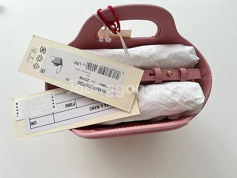 마르니 MARNI bmmp0067q0 pink 라피아 ...--3