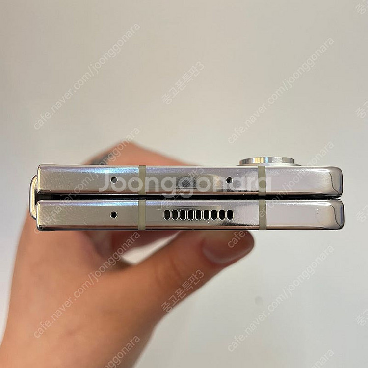 86736(울산중고폰) 갤럭시폴드5 크림 256GB 판...--4
