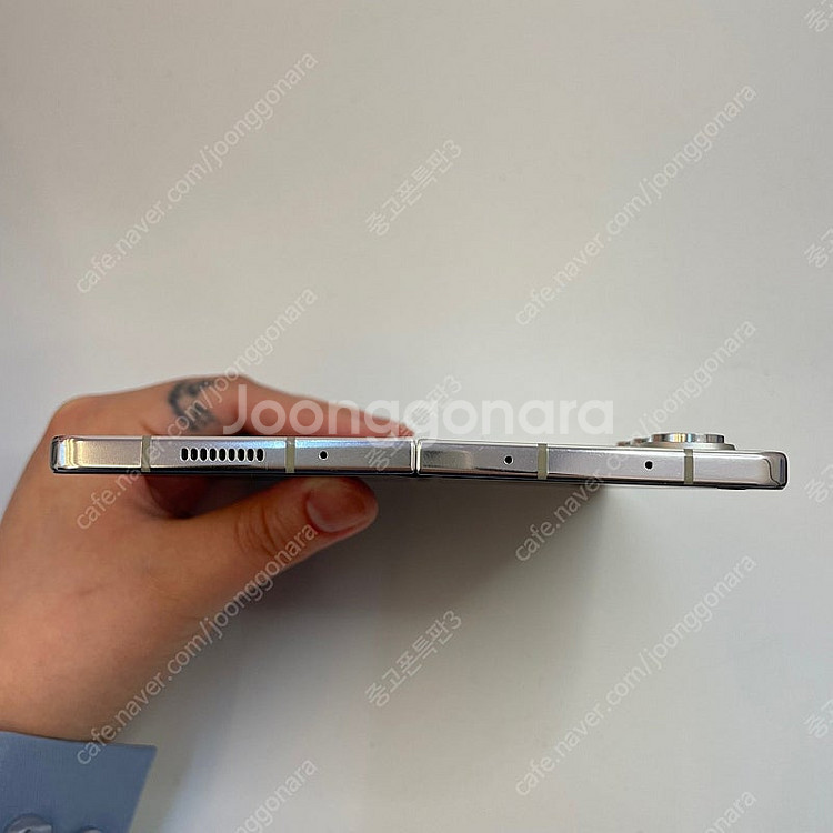 86736(울산중고폰) 갤럭시폴드5 크림 256GB 판...--8