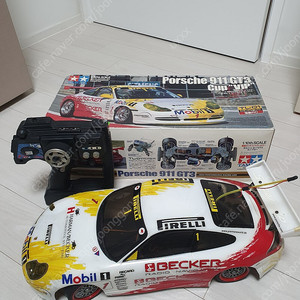타미야 RC카 TL-01섀시 포르쉐 911 GT3 CUP VIP 풀셋 판매합니다.