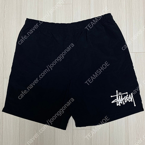 STUSSY WATER SHORT BIG BASIC BLACK XXL