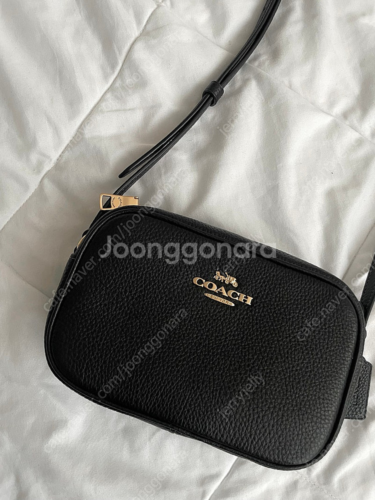 코치 제이미 미니 카메라 크로스백 블랙--2
