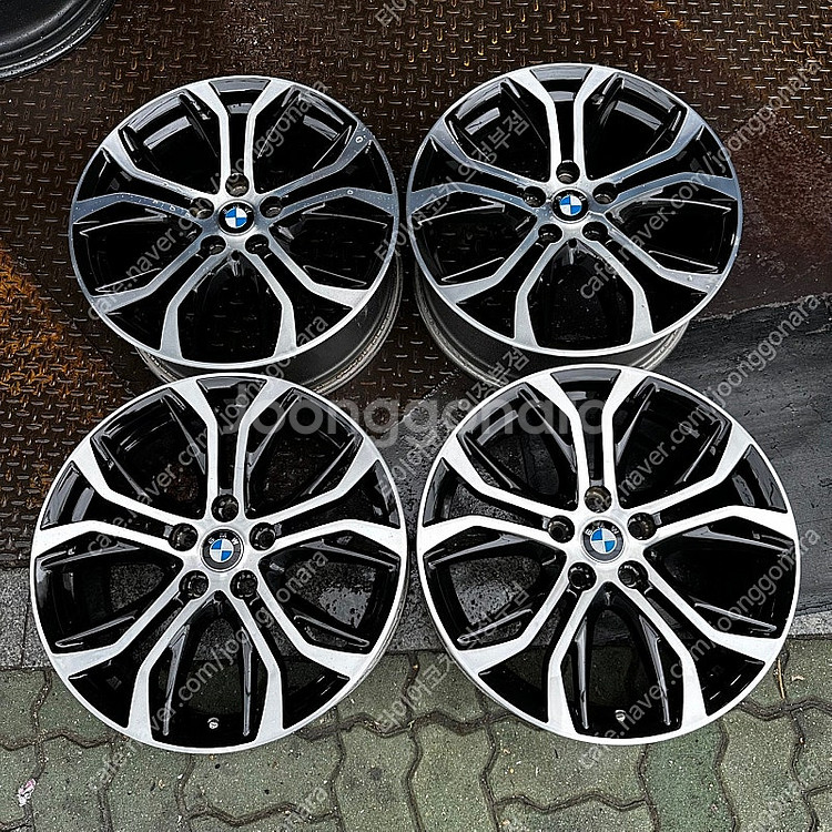 18인치 BMW X1 블랙폴리쉬 순정휠 1대분 PCD1...--0