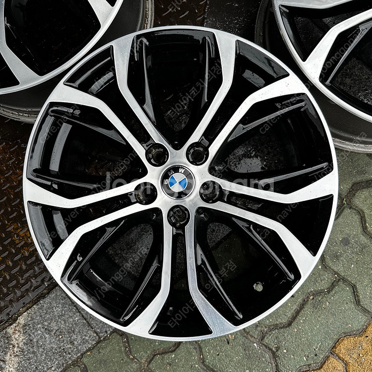 18인치 BMW X1 블랙폴리쉬 순정휠 1대분 PCD1...--3