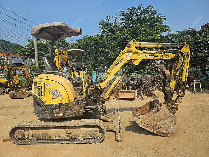 중고미니굴삭기 2010년식 얀마 2톤 버켓3+집게장착 ...--5