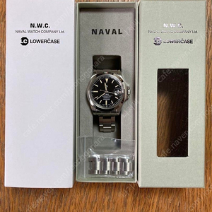 나발워치 Naval Watch ProducedBy LOWERCASE FRXA001 박스풀 여분코 사용감 적고 컨디션 좋아요