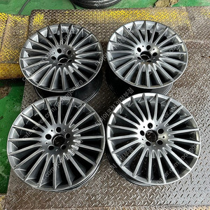 19인치 벤츠 W222 S클래스 S350 마차 고스트크롬 중고휠 1대분