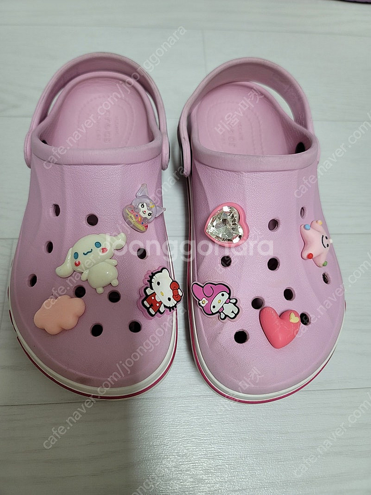 크록스 키즈 지비츠 포함 (13사이즈)--1