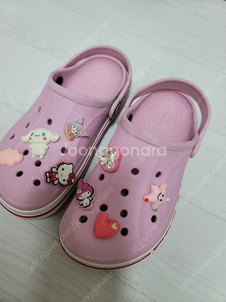 크록스 키즈 지비츠 포함 (13사이즈)--4