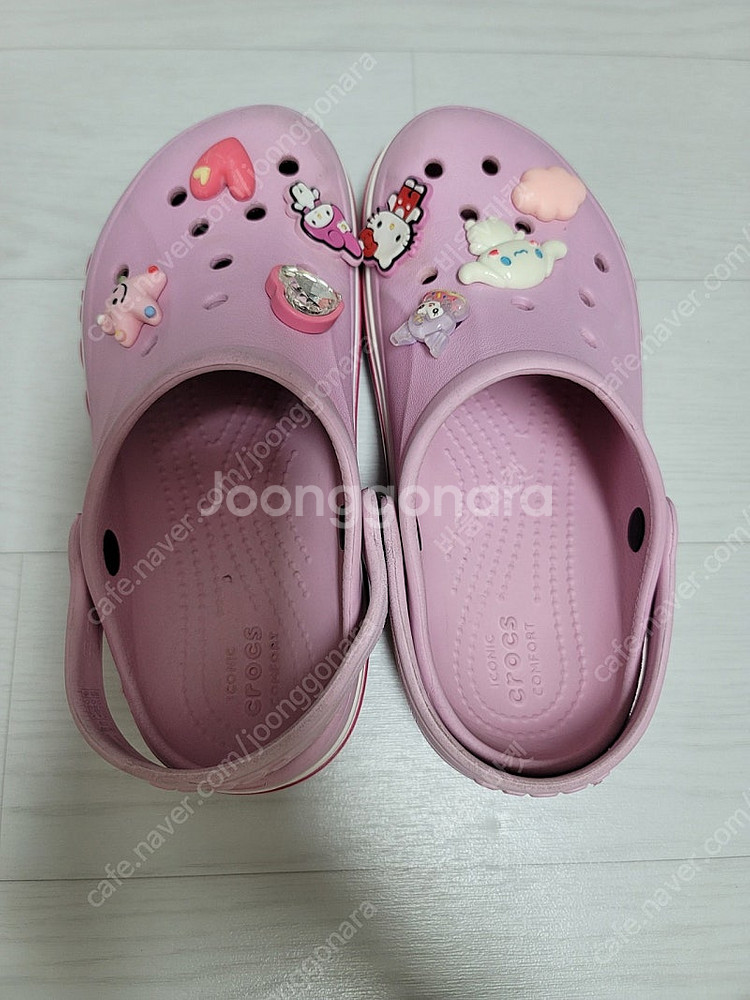 크록스 키즈 지비츠 포함 (13사이즈)--9