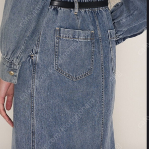 랑방 백밴딩 데님 슬릿 스커트 메인품 글확인