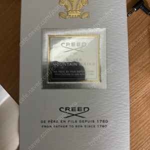 크리드. 실버마운틴 100ml 판매합니다