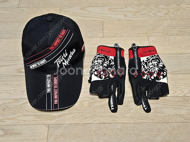 쯔리무사 낚시복 티셔츠 모자 장갑 일괄 판매--7