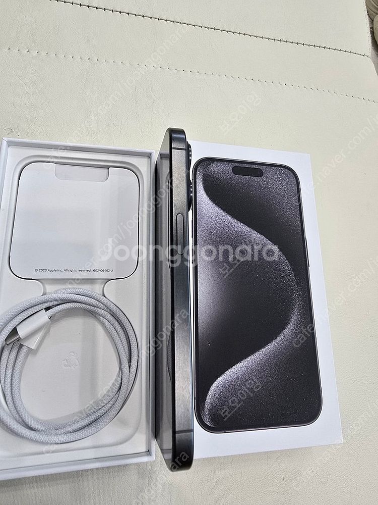 105만 아이폰15프로 512기가 애플케어 애케플--3