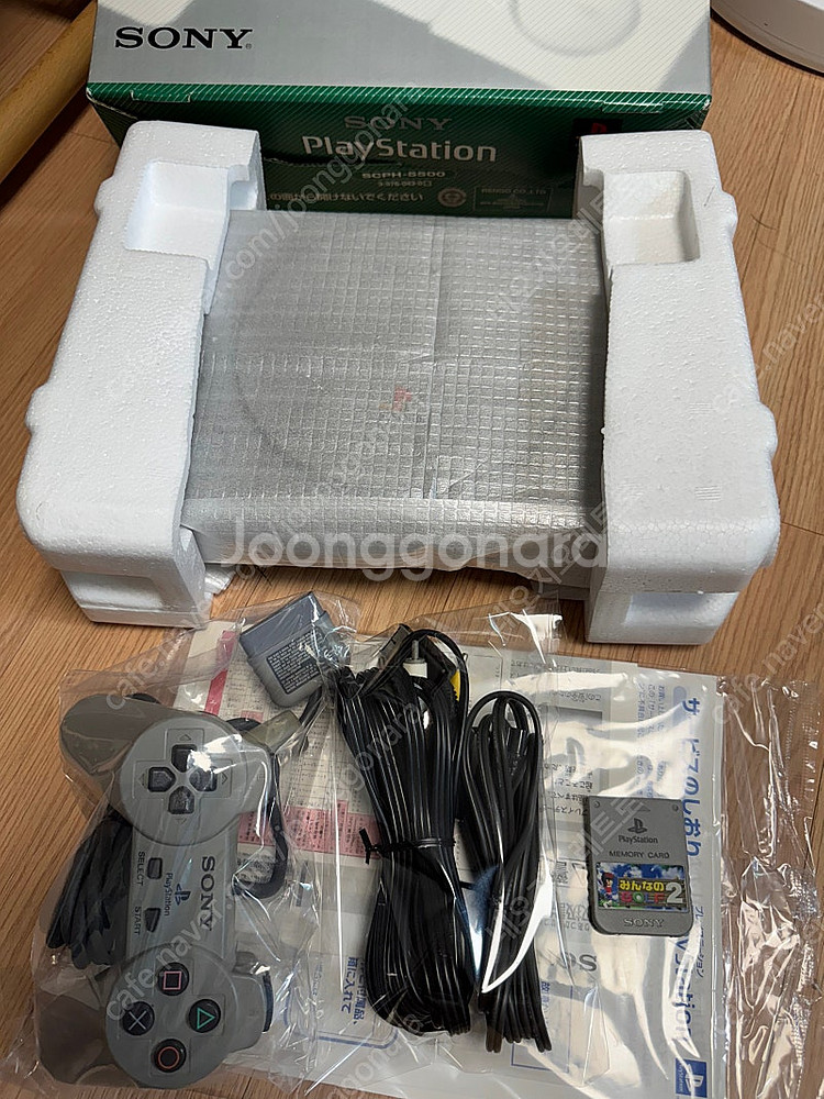 PS1 듀얼쇼크버전 본체박스셋, 소프트들 (사이드라벨완...--7