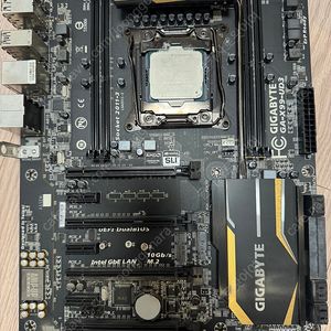기가바이트 GA-x99 + i7 5820k +ddr4 32gb