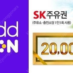 SK 주유권 2만원권
