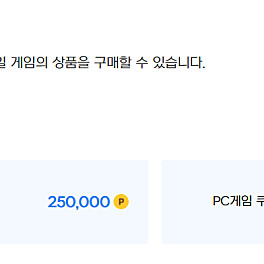 넥슨 현대카드 포인트 25만 판매합니다.