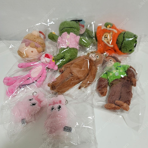 인형 키링 (오랑이 오랑우탄 침팬지 동물 개구리 핑크팬더 에스더버니 돈카츠 스미코구라시 등)