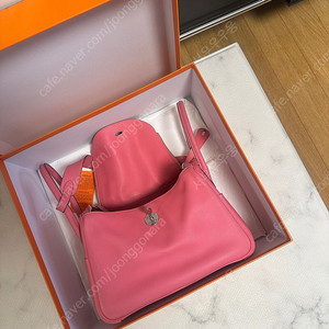 에르메스 린디백 26 핑크 로즈아잘레