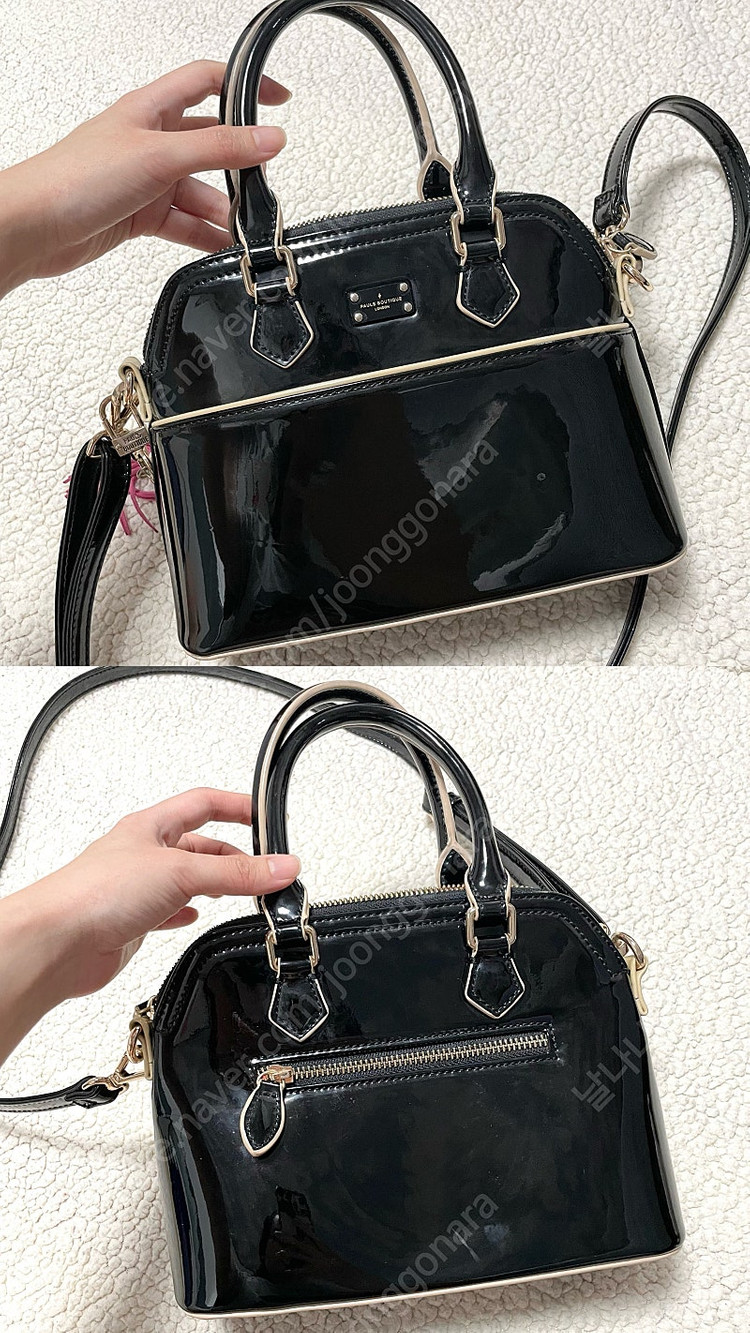 *당일발송* 폴스부띠끄 애나멜 여성 가방: 블랙크로스백 이미지