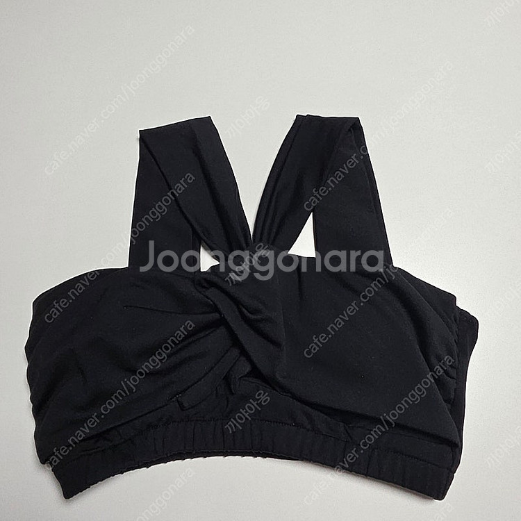 (반택포) 르니끄 폴웨어 투숄더 리본 탑 (블랙 m)--0