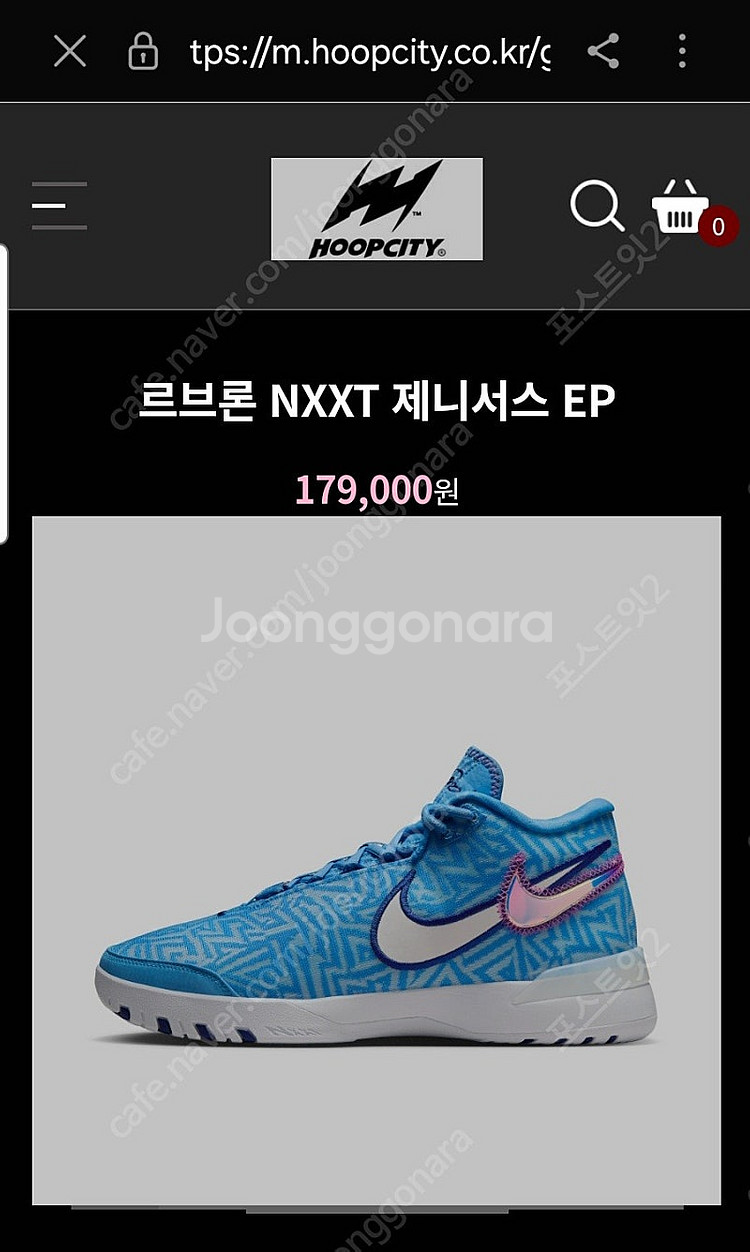나이키농구화 르브론 nxxt 300mm--0