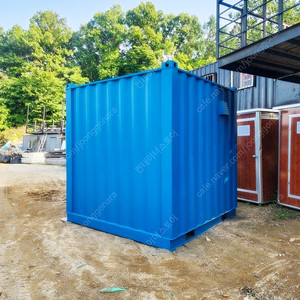 외부도색+전기설비 끝! “2.4M x 2.4M 중고 컨테이너” 최종할인 100만원!