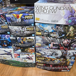 Mg,Rg,Hg 반다이 건담(건프라) 새상품 정리.
