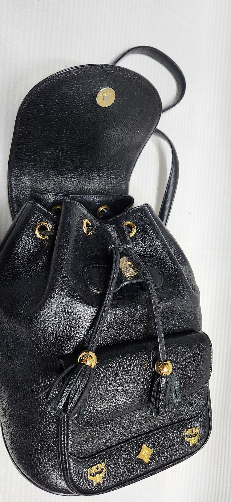 MCM 엠씨엠 가죽 백팩 이미지