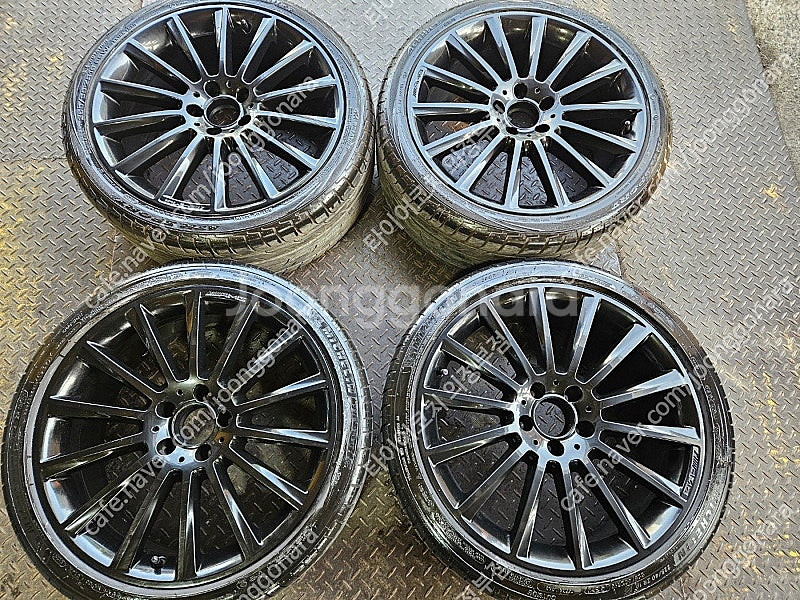 19인치 벤츠C클래스 쿠페 AMG 마차 유광블랙 순정휠...--0