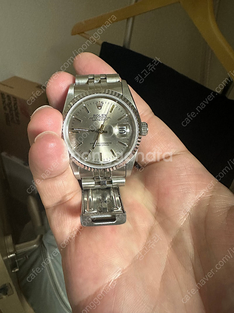 빈티지 롤렉스 데이저스트 실버판 36mm mod--0