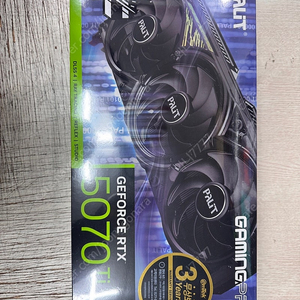 PALIT 지포스 RTX 5070 Ti GAMINGPRO OC D7 16GB 이엠텍 팝니다 오버클럭버젼