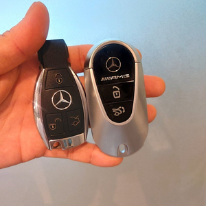 [판매] 벤츠 GLA/GLC/GLE/GLS/지바겐 모든 연식 대상 자동차키를 LCD 디지털 디스플레이로 전환 작업 스페어키 예비키 여분키로 추가 제작 구매 가능