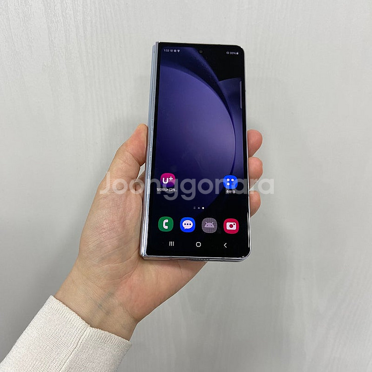 77380 갤럭시Z폴드5 256기가 블루 팝니다 71만...--2